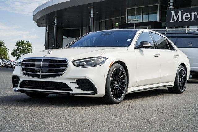 used 2022 Mercedes-Benz S-Class car, priced at $77,000