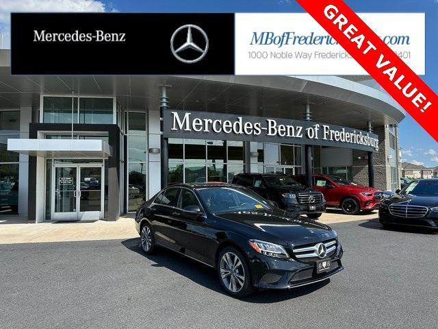 used 2021 Mercedes-Benz C-Class car, priced at $30,500