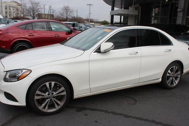 used 2018 Mercedes-Benz C-Class car, priced at $19,500