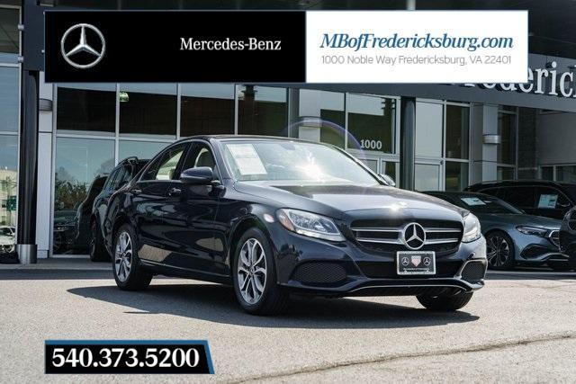 used 2017 Mercedes-Benz C-Class car, priced at $20,000