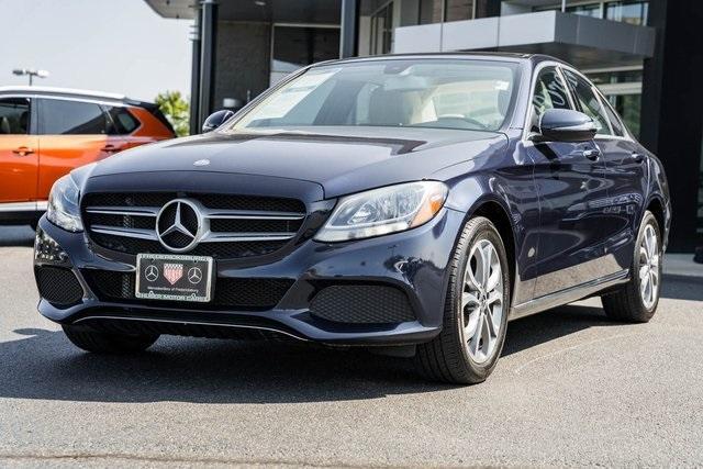 used 2017 Mercedes-Benz C-Class car, priced at $20,000