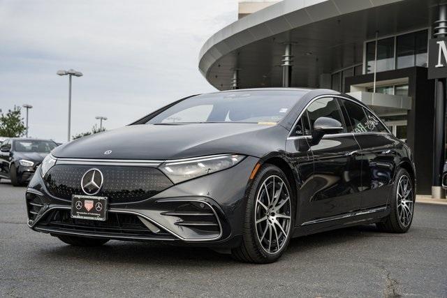 used 2022 Mercedes-Benz EQS 580 car, priced at $51,000