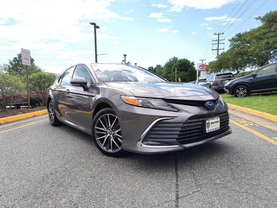 used 2021 Toyota Camry Hybrid car, priced at $28,500