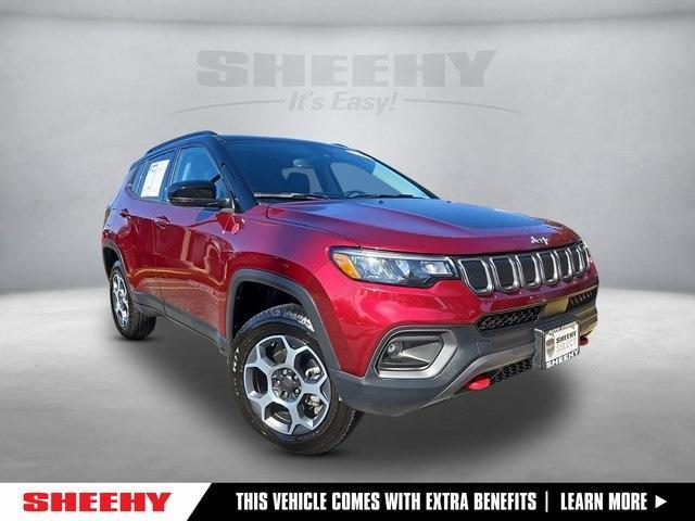 used 2022 Jeep Compass car, priced at $24,590