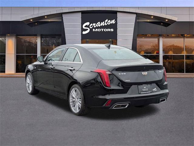 new 2025 Cadillac CT4 car, priced at $47,040