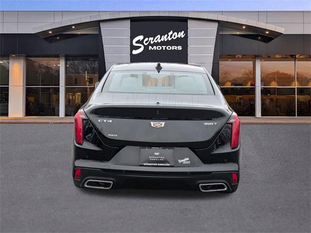 new 2025 Cadillac CT4 car, priced at $47,040