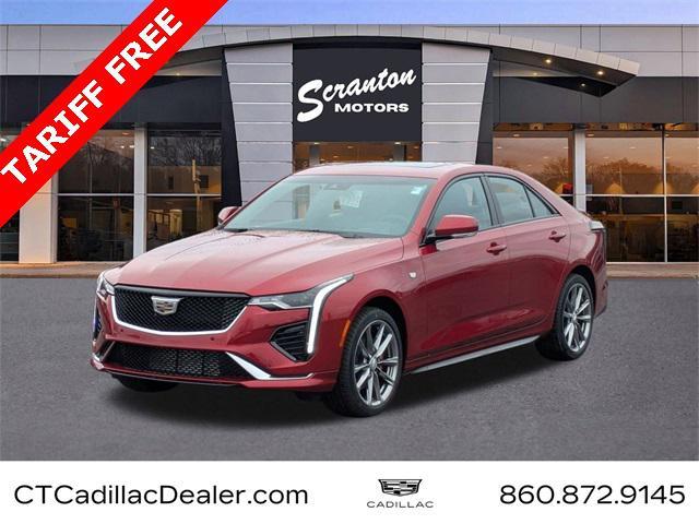 new 2025 Cadillac CT4 car, priced at $51,965