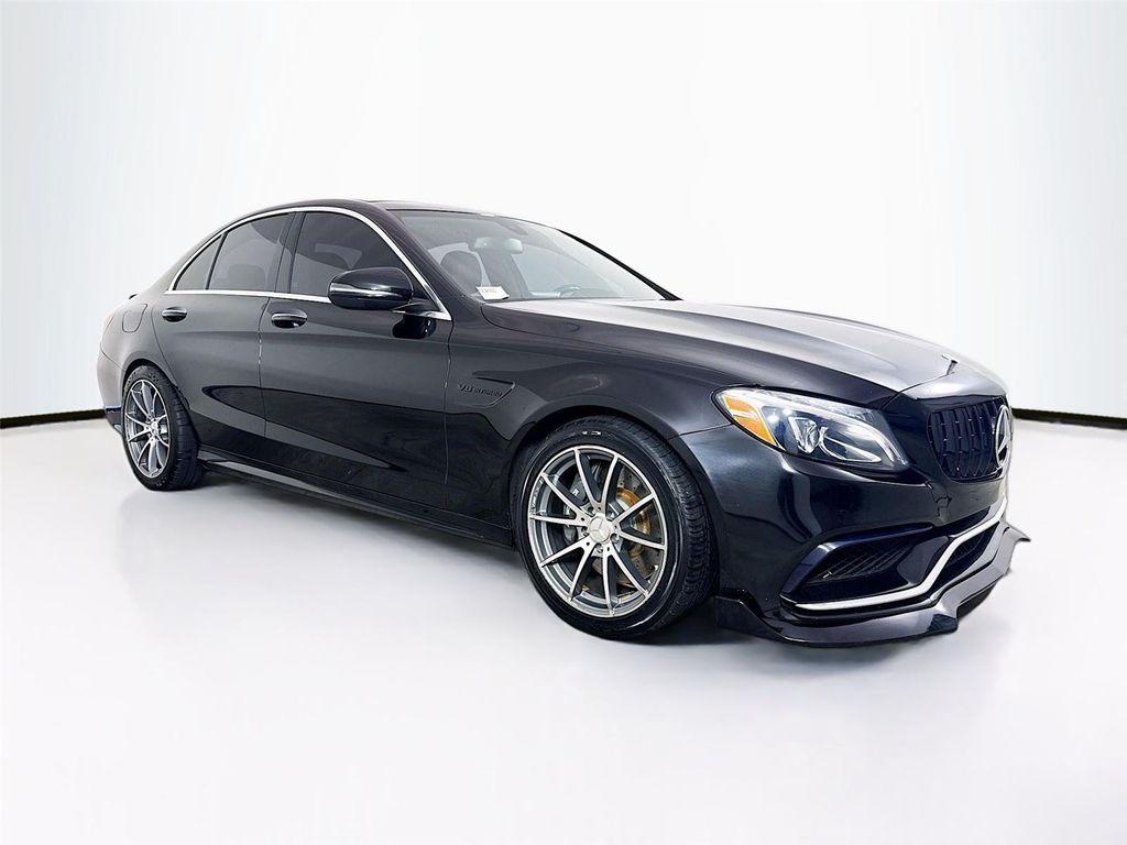 used 2017 Mercedes-Benz AMG C 63 car, priced at $27,399