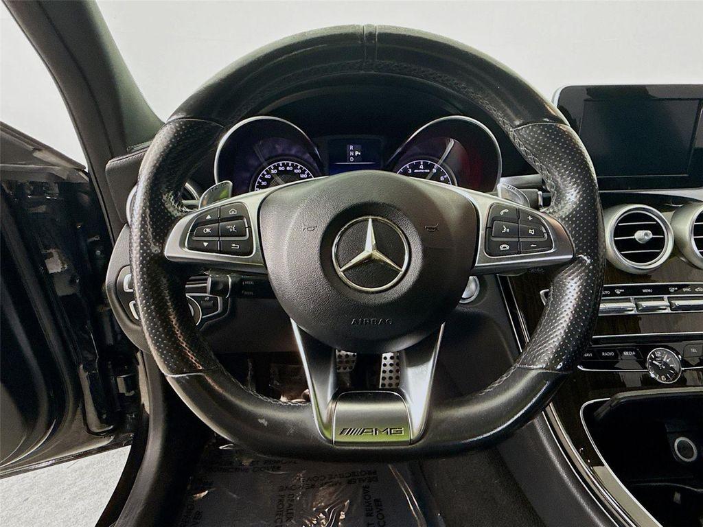 used 2017 Mercedes-Benz AMG C 63 car, priced at $26,499