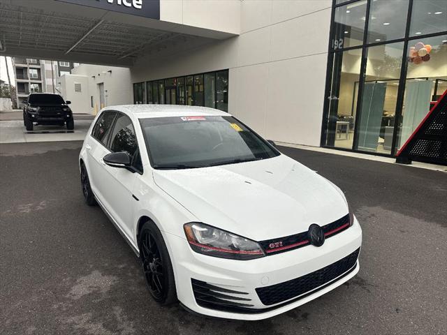 used 2017 Volkswagen Golf GTI car, priced at $14,890