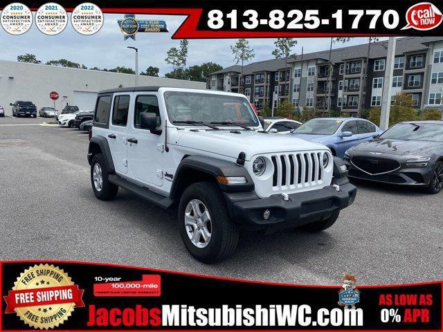 used 2022 Jeep Wrangler Unlimited car, priced at $34,490