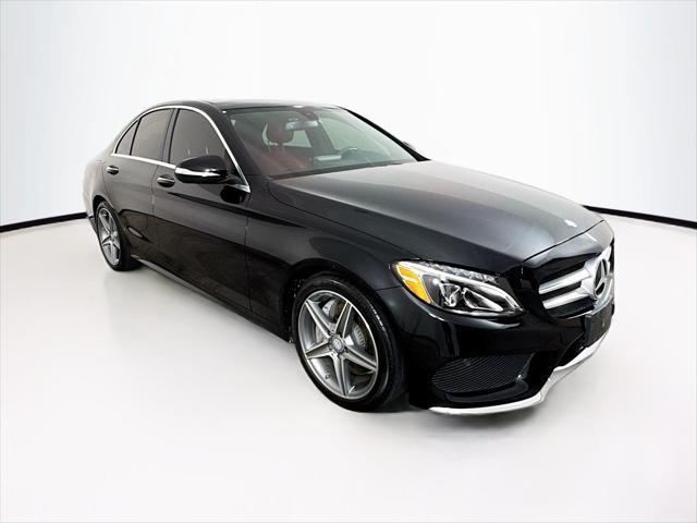 used 2015 Mercedes-Benz C-Class car, priced at $14,495
