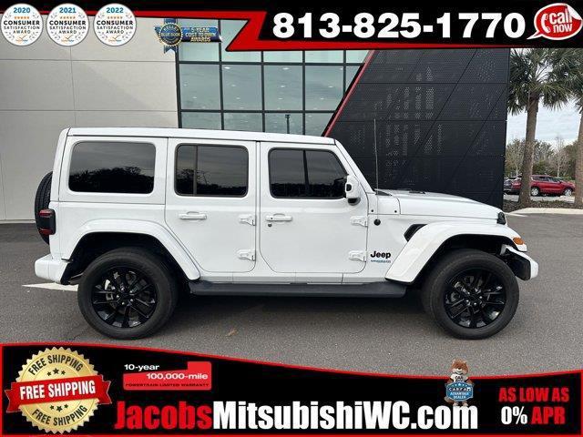 used 2021 Jeep Wrangler Unlimited 4xe car, priced at $32,595