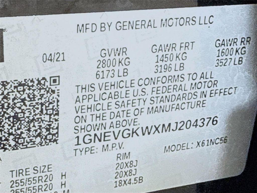 used 2021 Chevrolet Traverse car, priced at $24,999