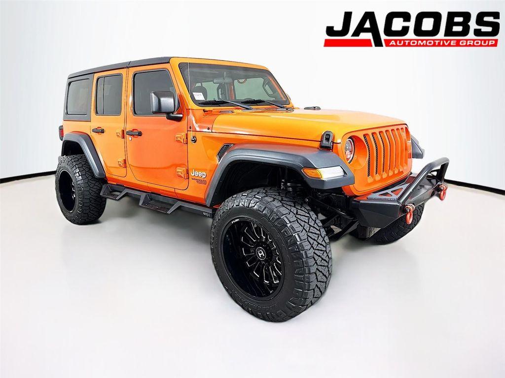 used 2018 Jeep Wrangler Unlimited car, priced at $23,799