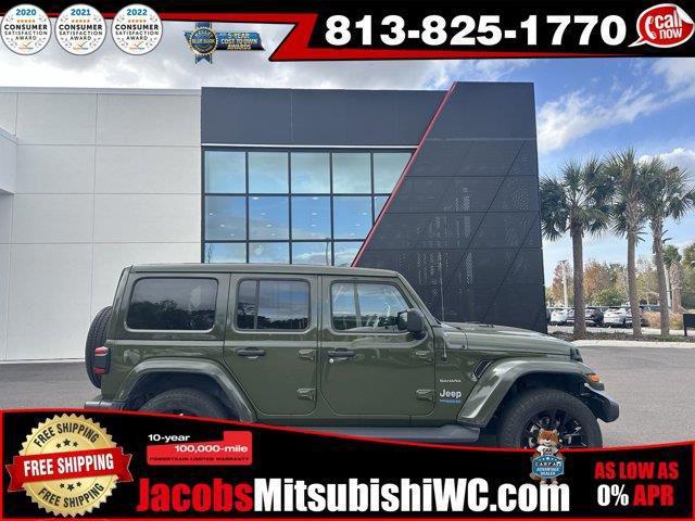 used 2021 Jeep Wrangler Unlimited car, priced at $32,195