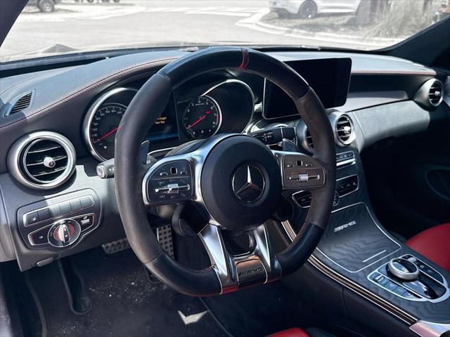 used 2020 Mercedes-Benz AMG C 63 car, priced at $49,995
