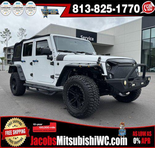 used 2016 Jeep Wrangler Unlimited car, priced at $22,496