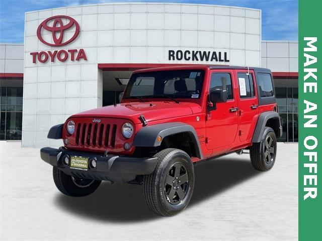 used 2017 Jeep Wrangler Unlimited car, priced at $17,865