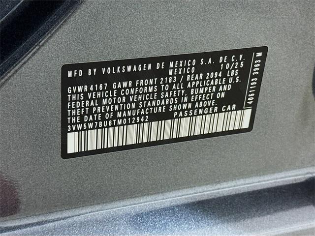 new 2026 Volkswagen Jetta car, priced at $24,971