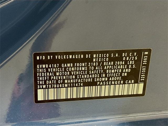 new 2025 Volkswagen Jetta car, priced at $27,114