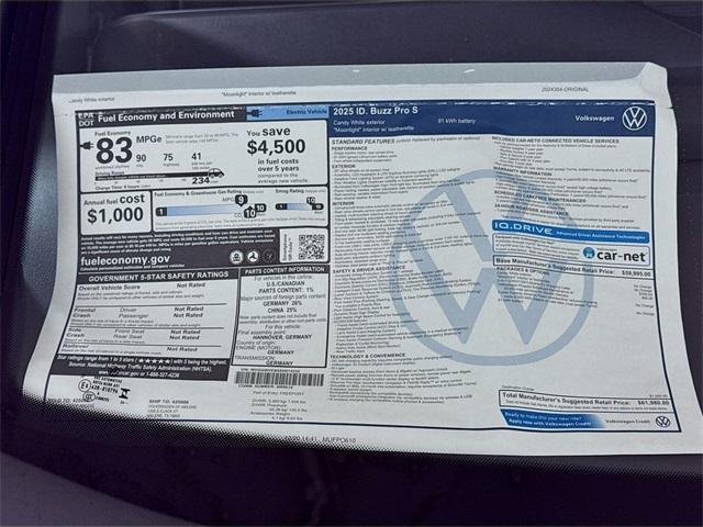 new 2025 Volkswagen ID. Buzz car, priced at $56,516