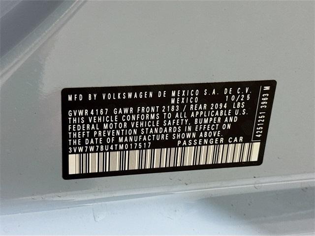 new 2026 Volkswagen Jetta car, priced at $29,566