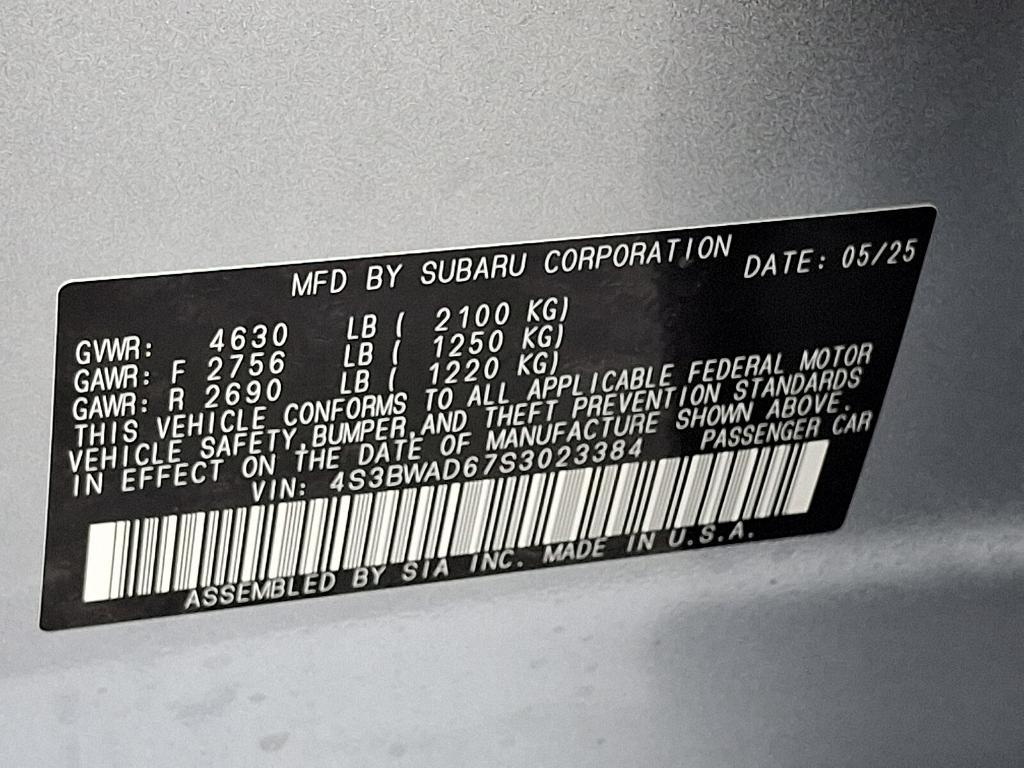 new 2025 Subaru Legacy car, priced at $28,719
