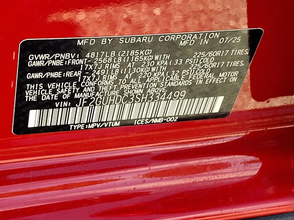 new 2025 Subaru Crosstrek car, priced at $30,617