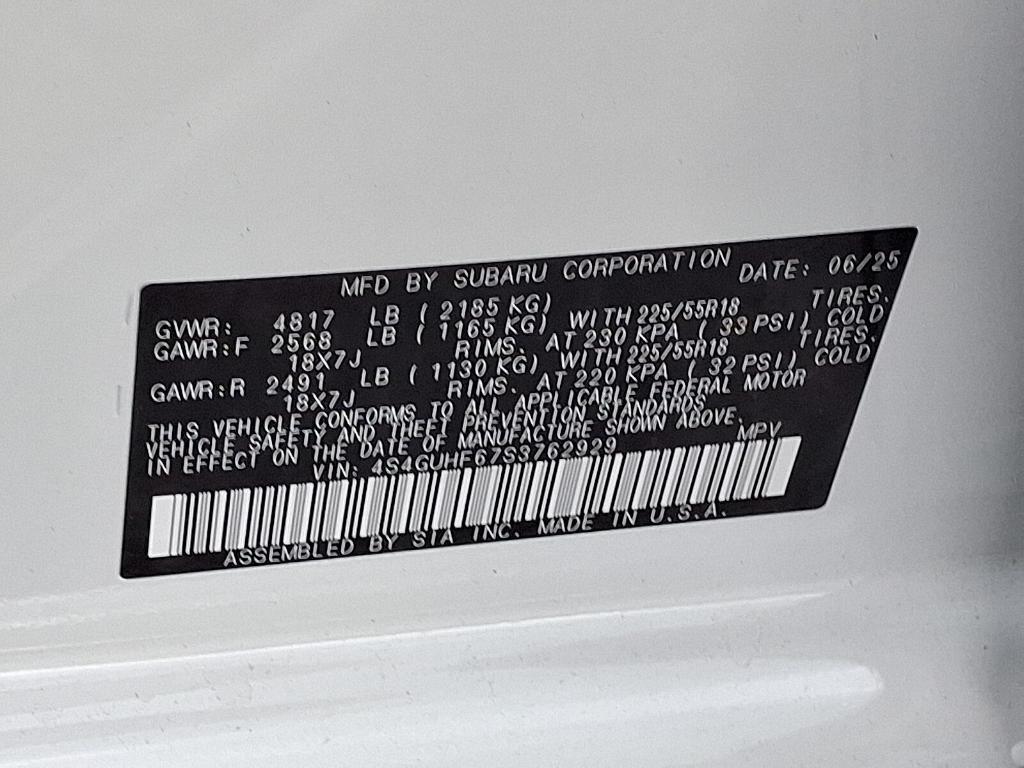 new 2025 Subaru Crosstrek car, priced at $32,769