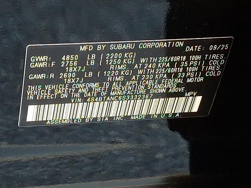 new 2025 Subaru Outback car, priced at $39,270