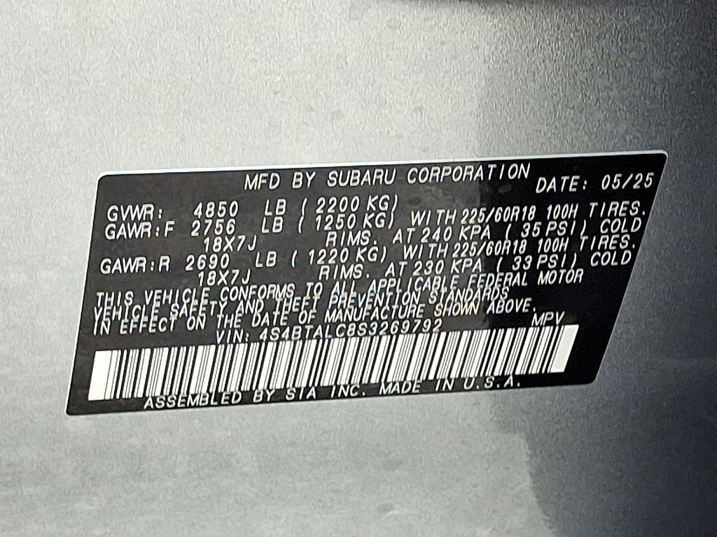 new 2025 Subaru Outback car, priced at $37,864
