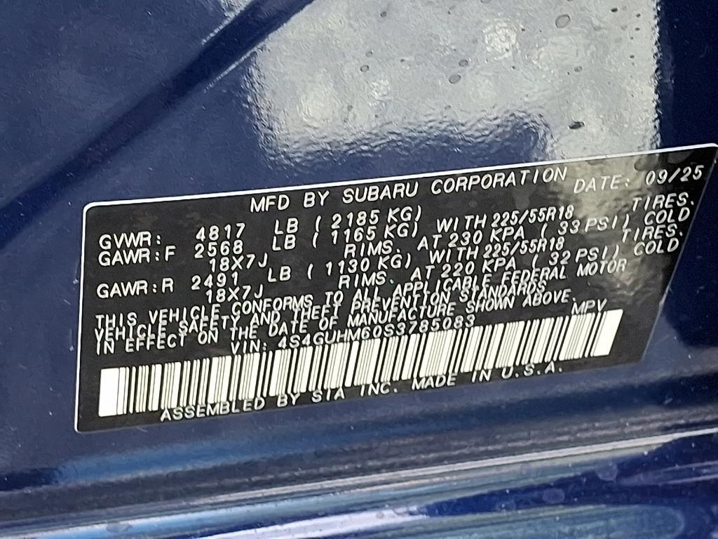 new 2025 Subaru Crosstrek car, priced at $34,220