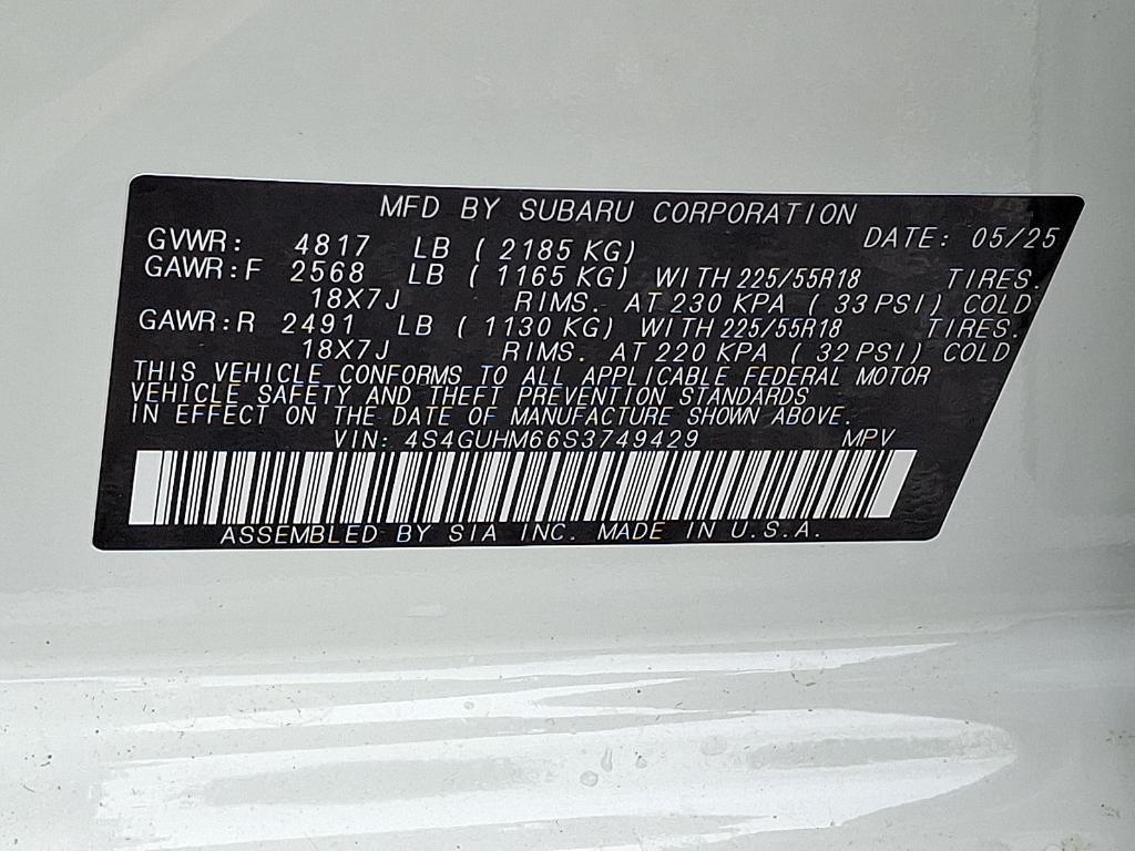 new 2025 Subaru Crosstrek car, priced at $33,493