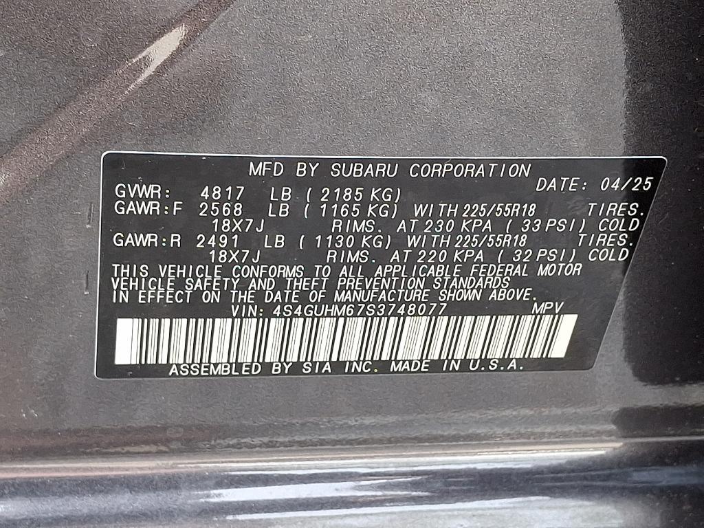 new 2025 Subaru Crosstrek car, priced at $33,449