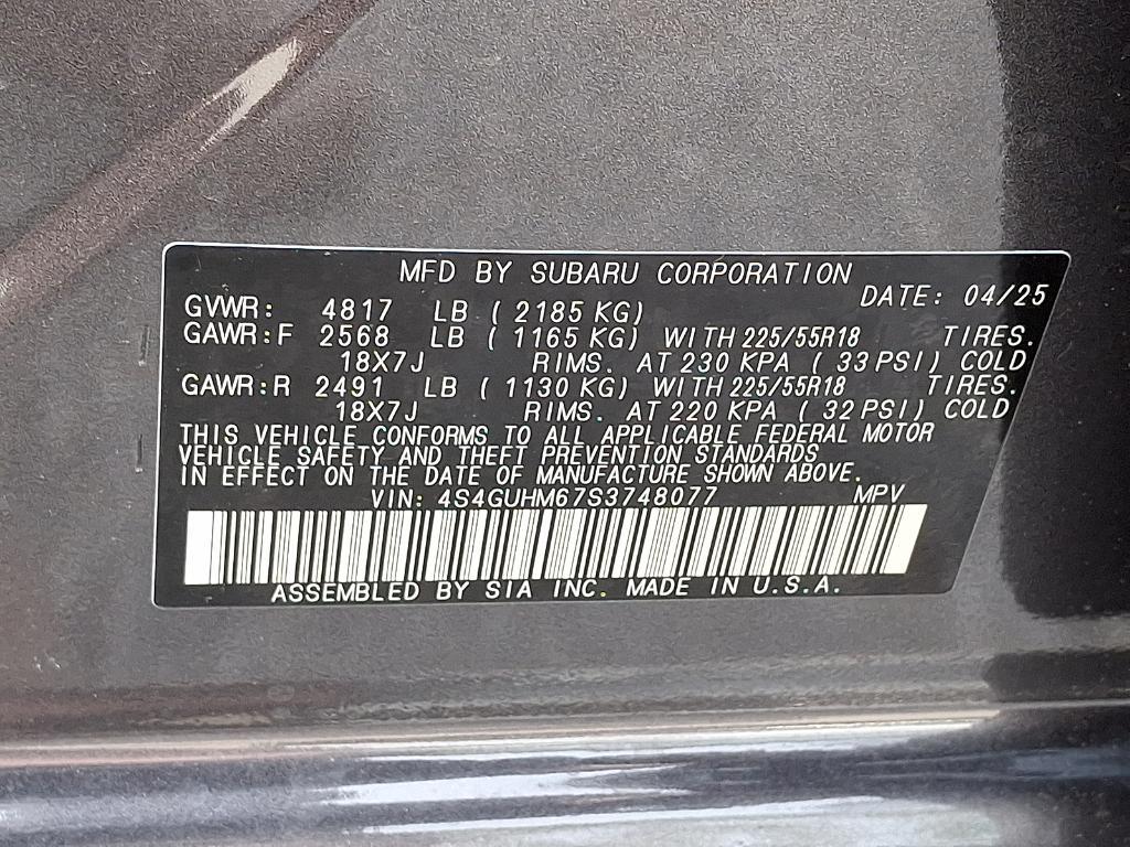 new 2025 Subaru Crosstrek car, priced at $33,449