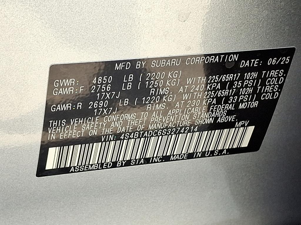 new 2025 Subaru Outback car, priced at $34,608