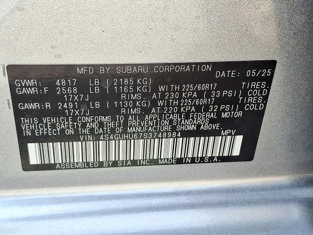 new 2025 Subaru Crosstrek car, priced at $34,912