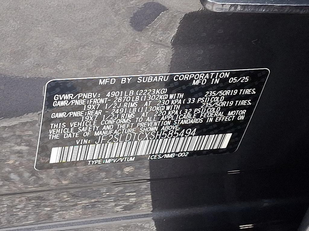 new 2025 Subaru Forester car, priced at $41,052