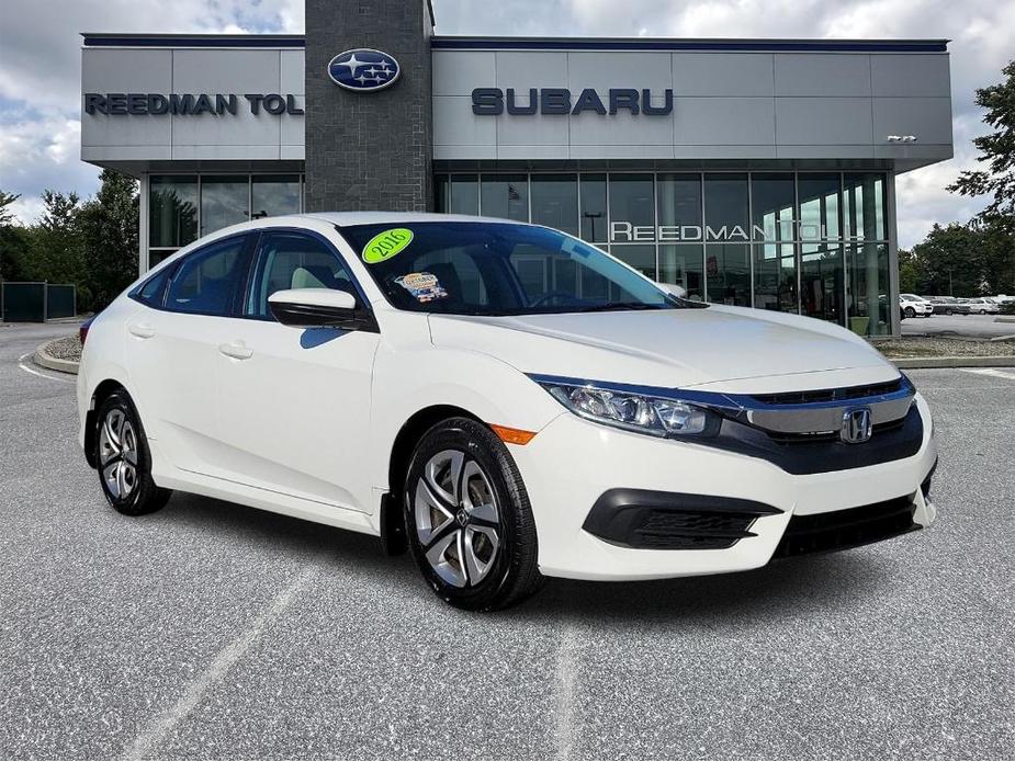 used 2016 Honda Civic car, priced at $13,665