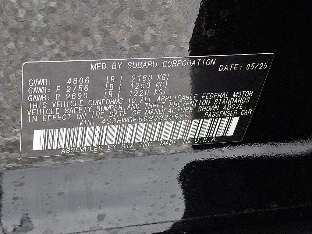 new 2025 Subaru Legacy car, priced at $37,844