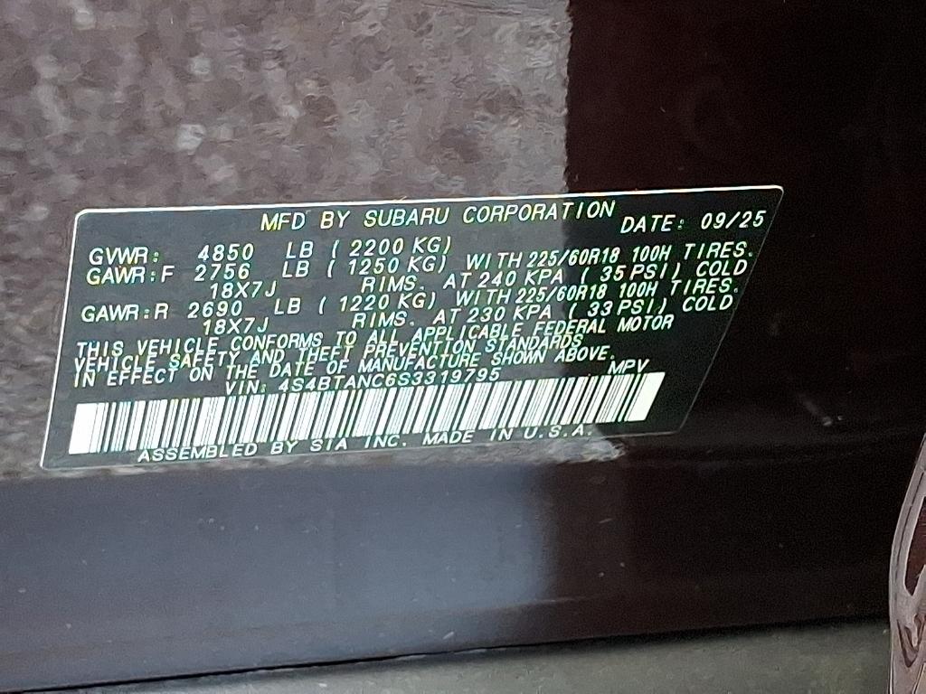 new 2025 Subaru Outback car, priced at $39,221