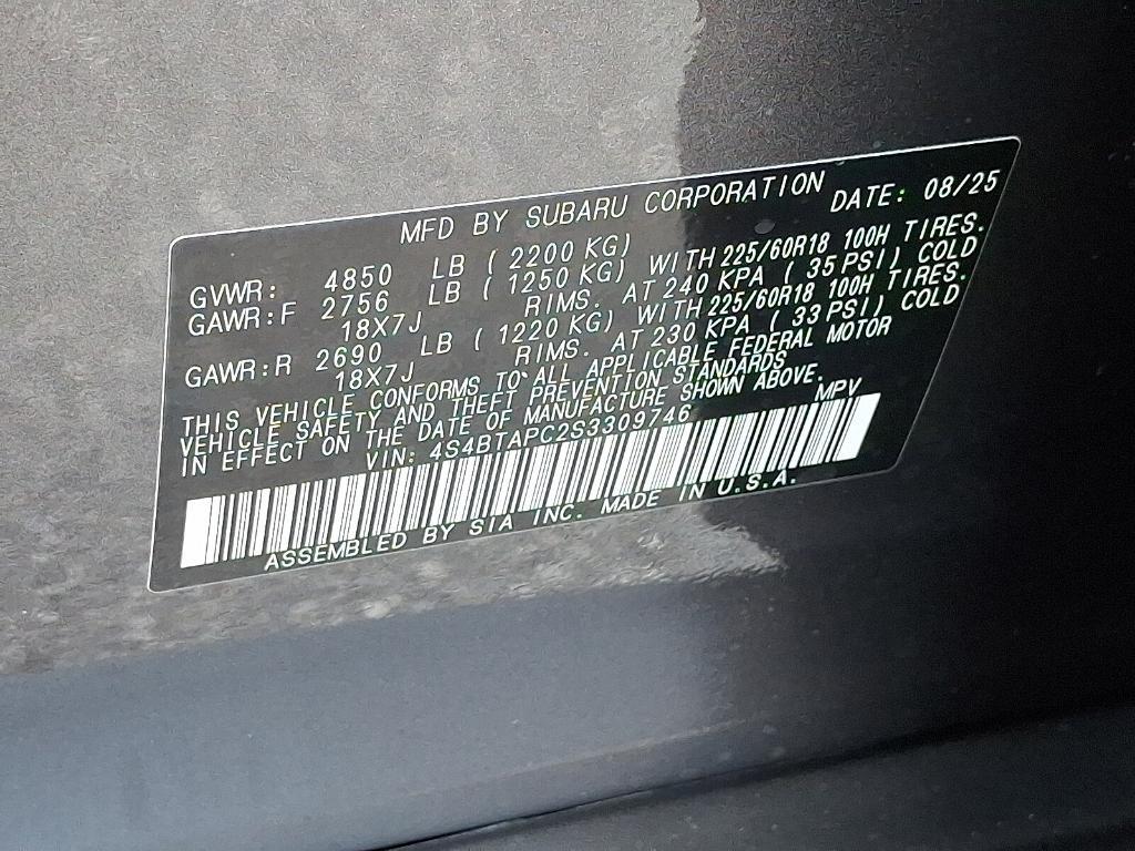 new 2025 Subaru Outback car, priced at $41,787