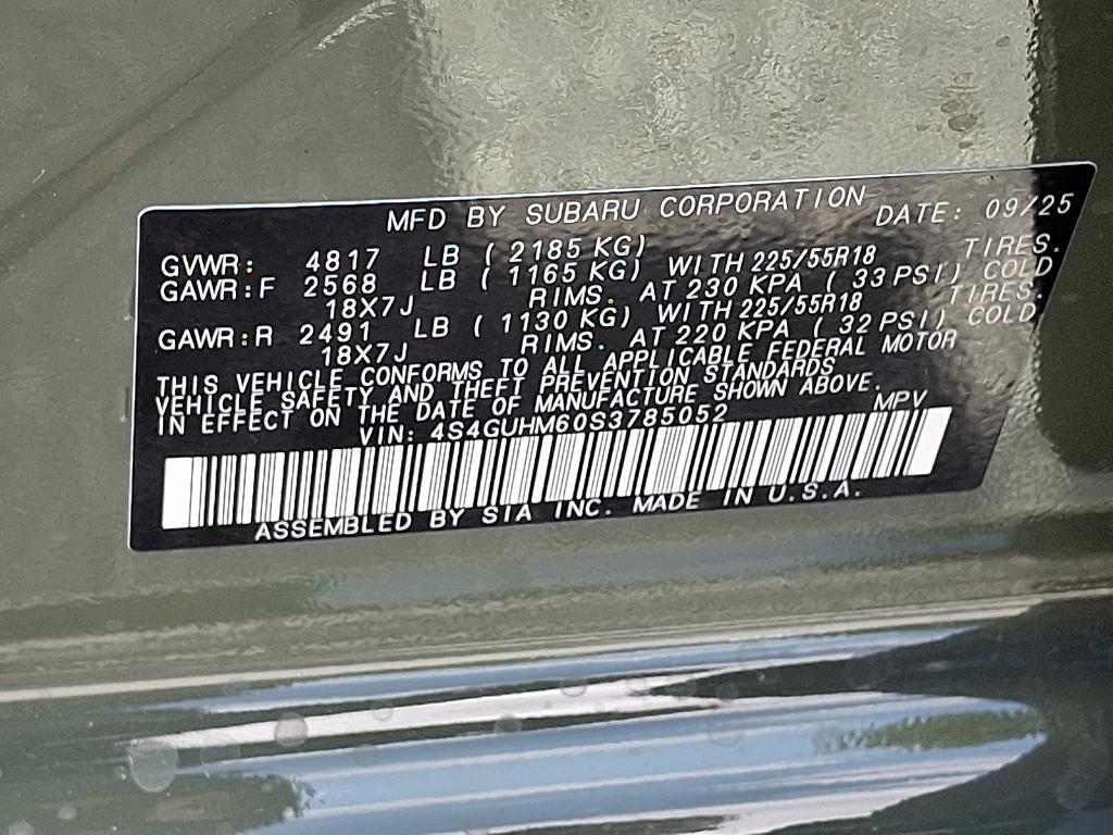 new 2025 Subaru Crosstrek car, priced at $34,595