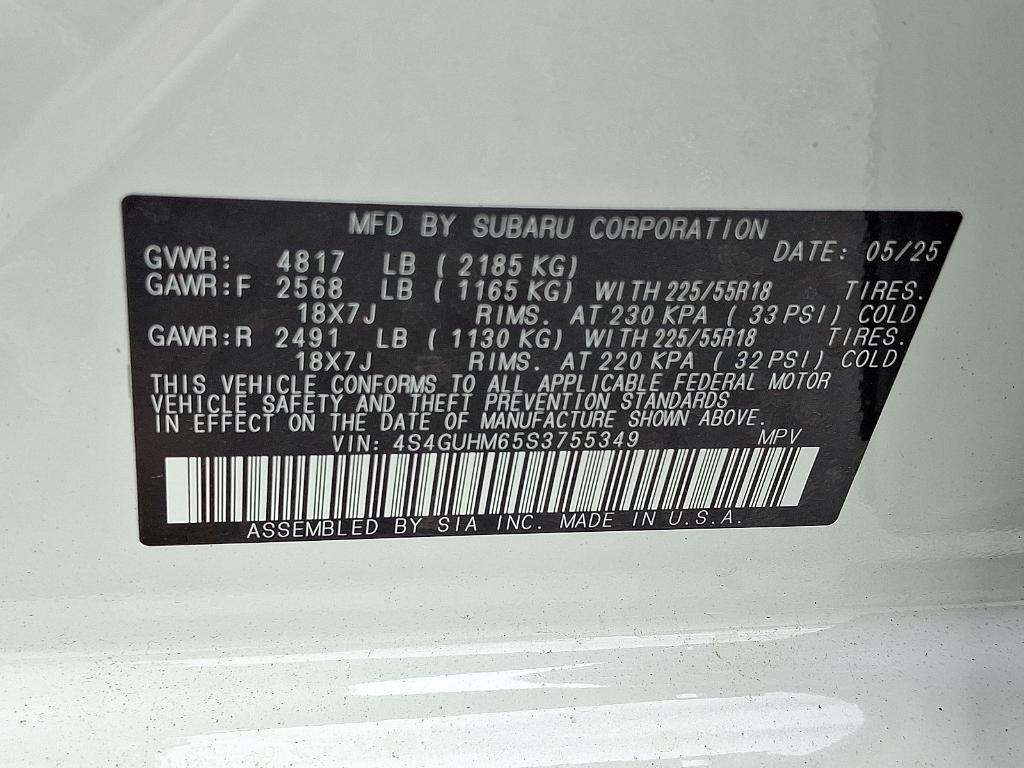new 2025 Subaru Crosstrek car, priced at $34,358