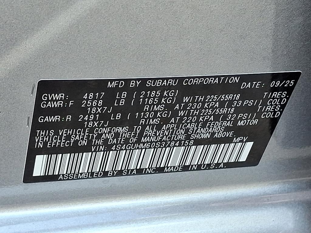 new 2025 Subaru Crosstrek car, priced at $34,220