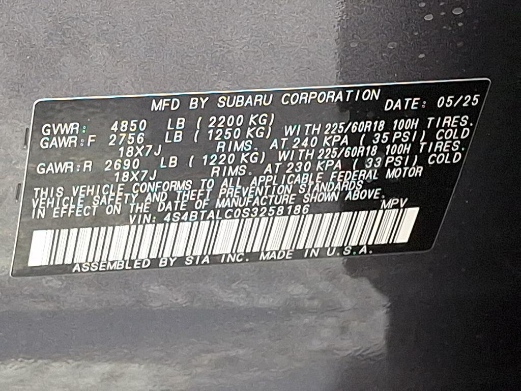 new 2025 Subaru Outback car, priced at $35,957