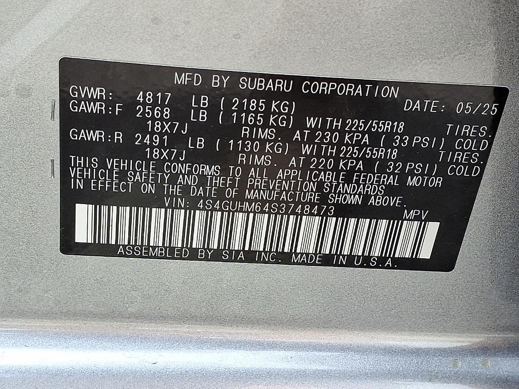 new 2025 Subaru Crosstrek car, priced at $33,472