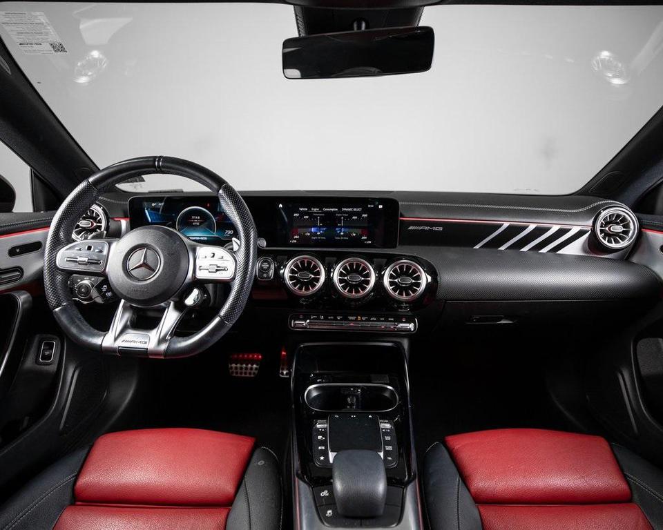 used 2022 Mercedes-Benz AMG CLA 35 car, priced at $37,490