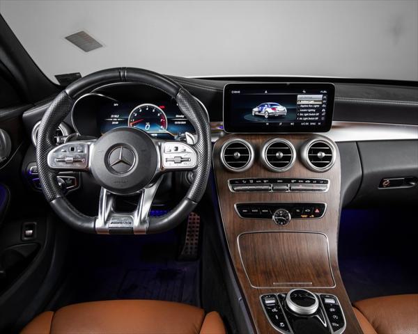 used 2021 Mercedes-Benz AMG C 43 car, priced at $42,890